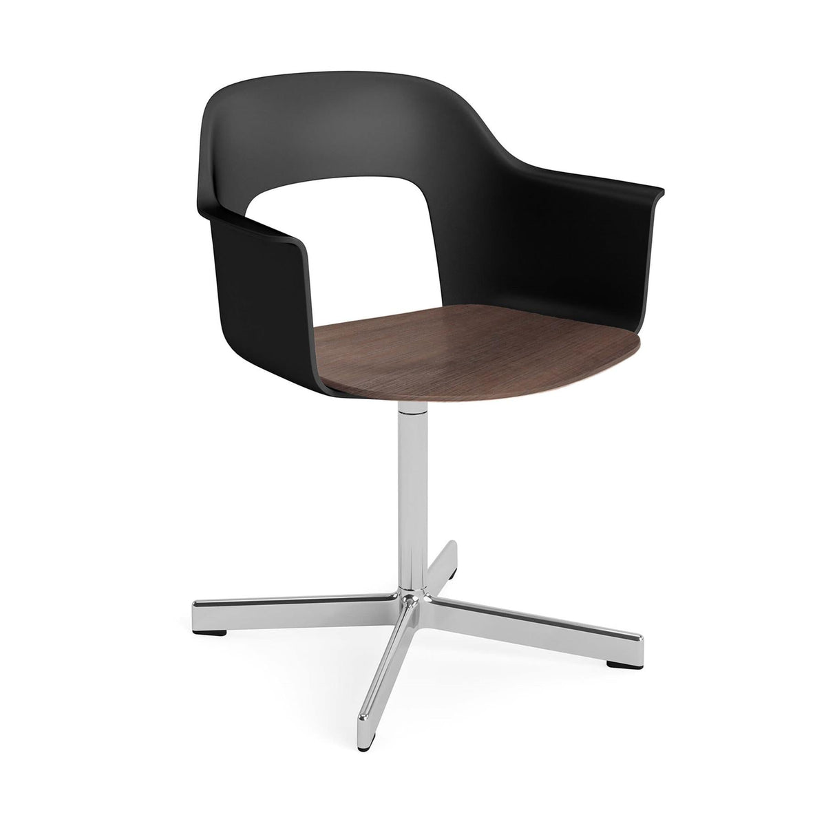 Layout Armchair 232 with 4 Star Swivel Base – HAY – view 55