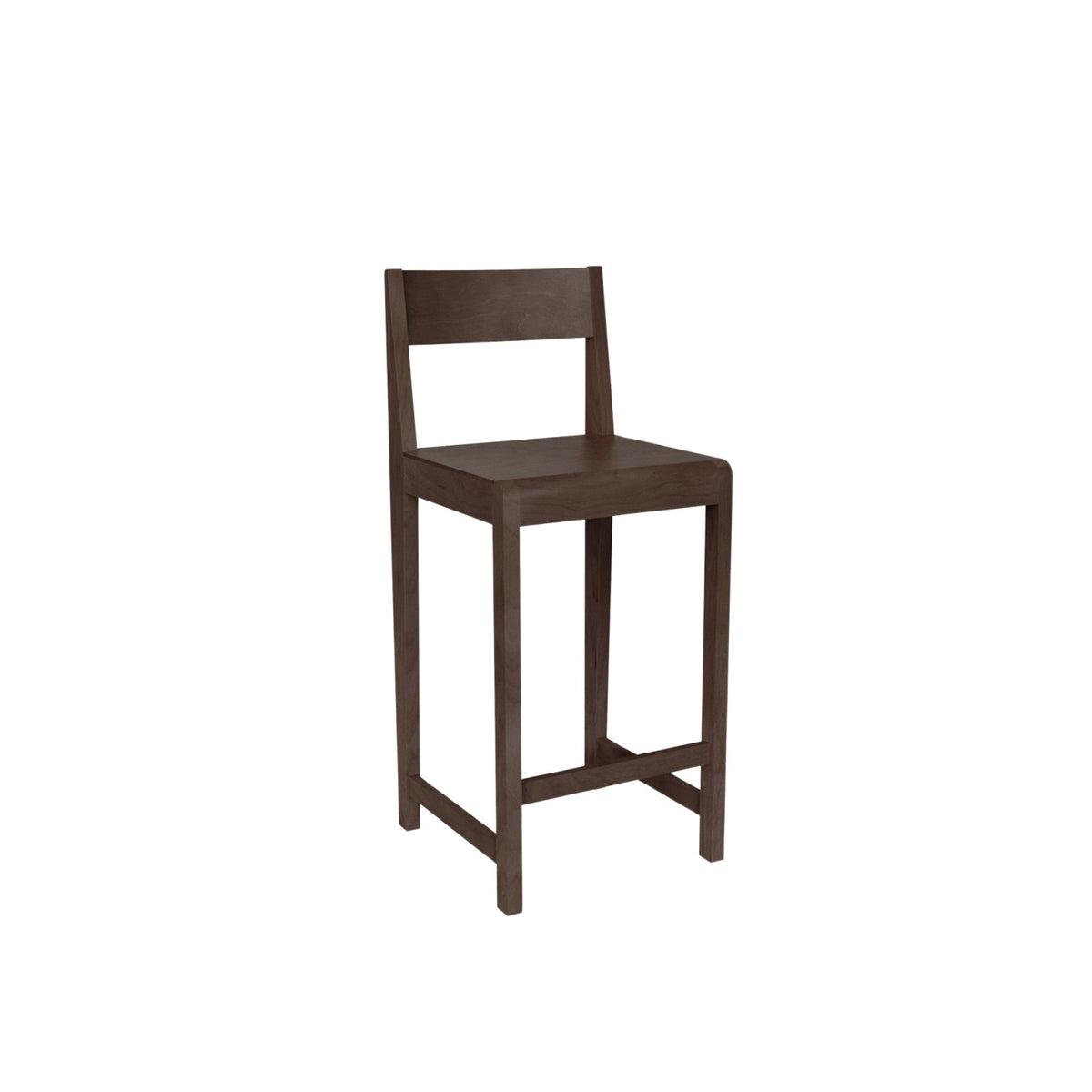 Bar Chair 01 - Dark Birch - H65 - Chairs - Frama