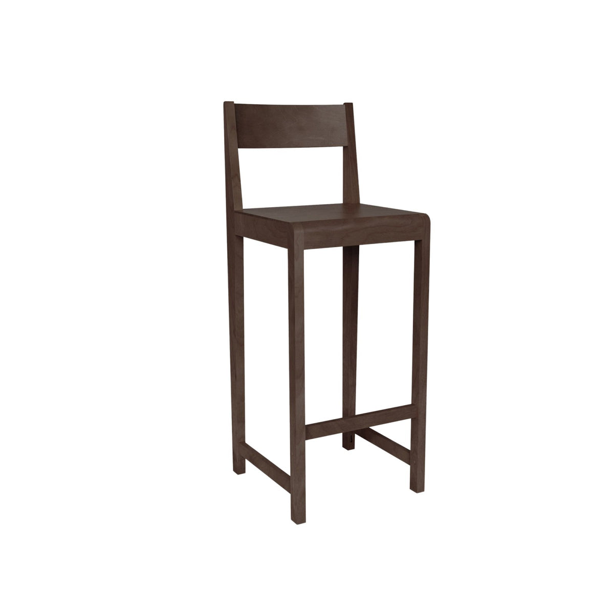Bar Chair 01 - Dark Birch - H76 - Chairs - Frama