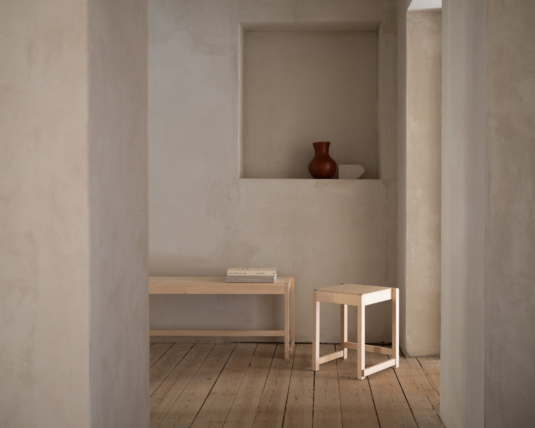 Bench 01 - Natural Birch - Benches - Frama