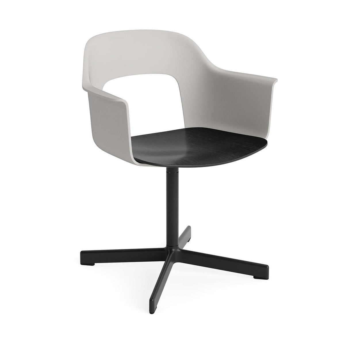 Layout Armchair 232 with 4 Star Swivel Base – HAY – view 39