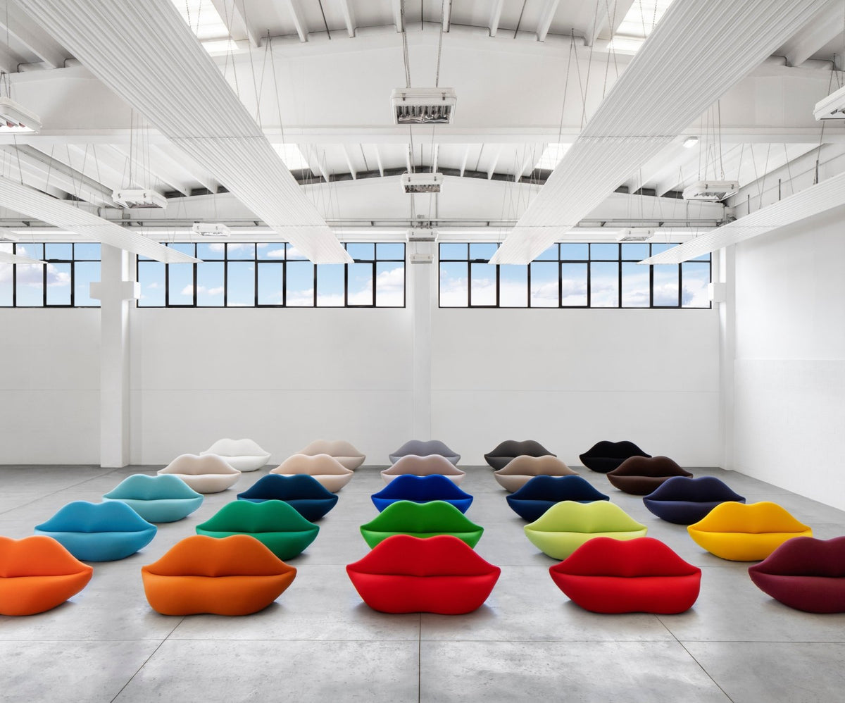 Bocca Unlimited Sofa - Black 501 - Sofas - Gufram