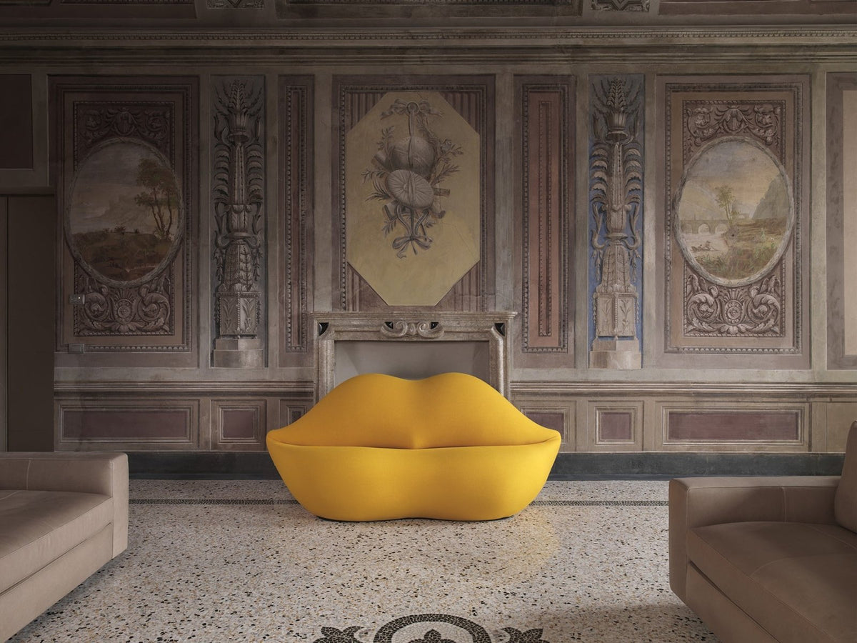 Bocca Unlimited Sofa - Yellow 109 - Sofas - Gufram