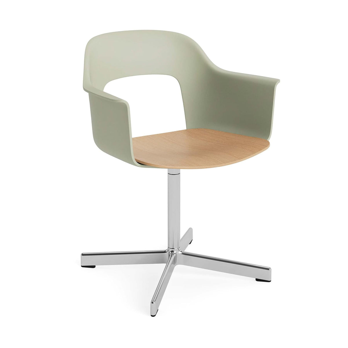 Layout Armchair 232 with 4 Star Swivel Base – HAY