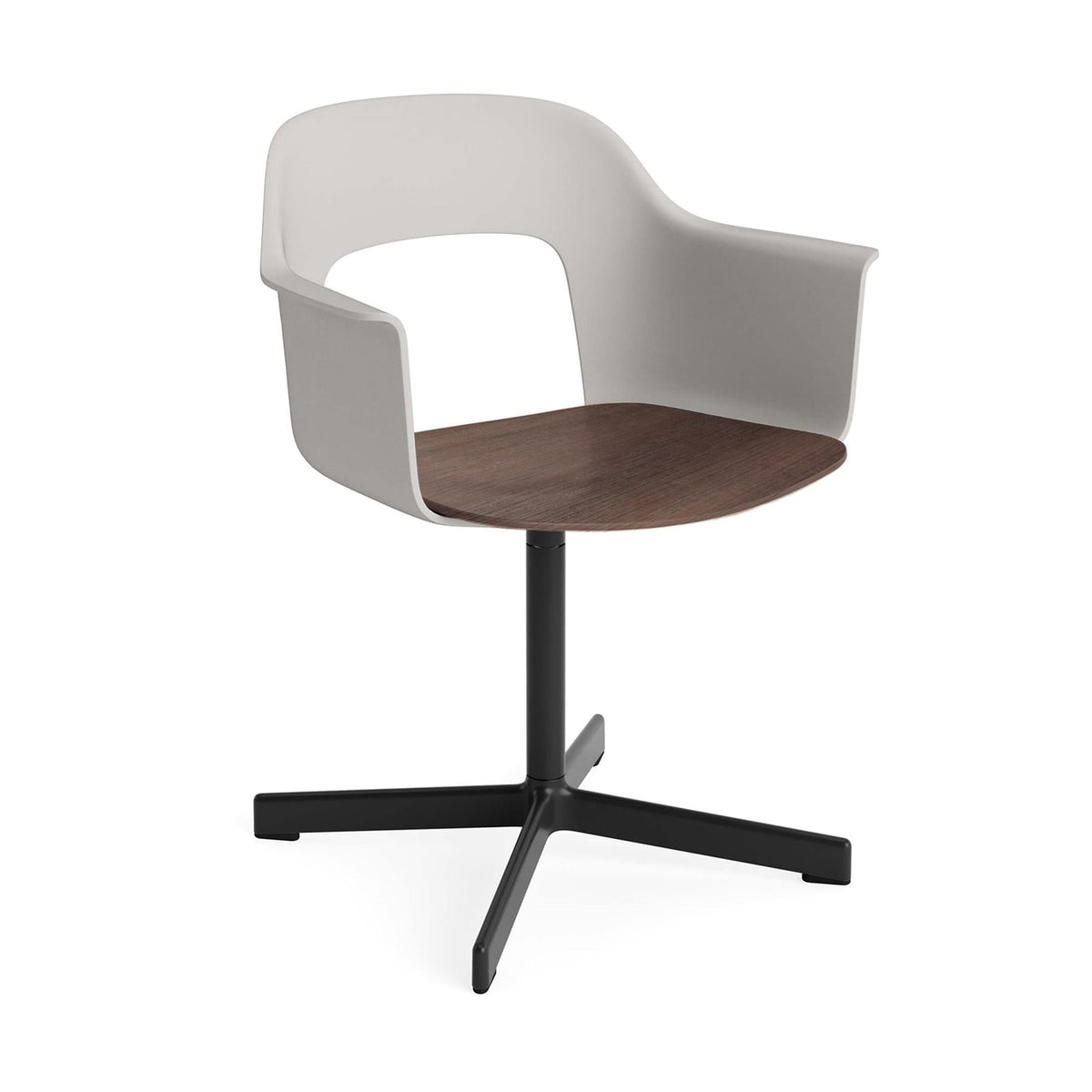 Layout Armchair 232 with 4 Star Swivel Base – HAY – view 57