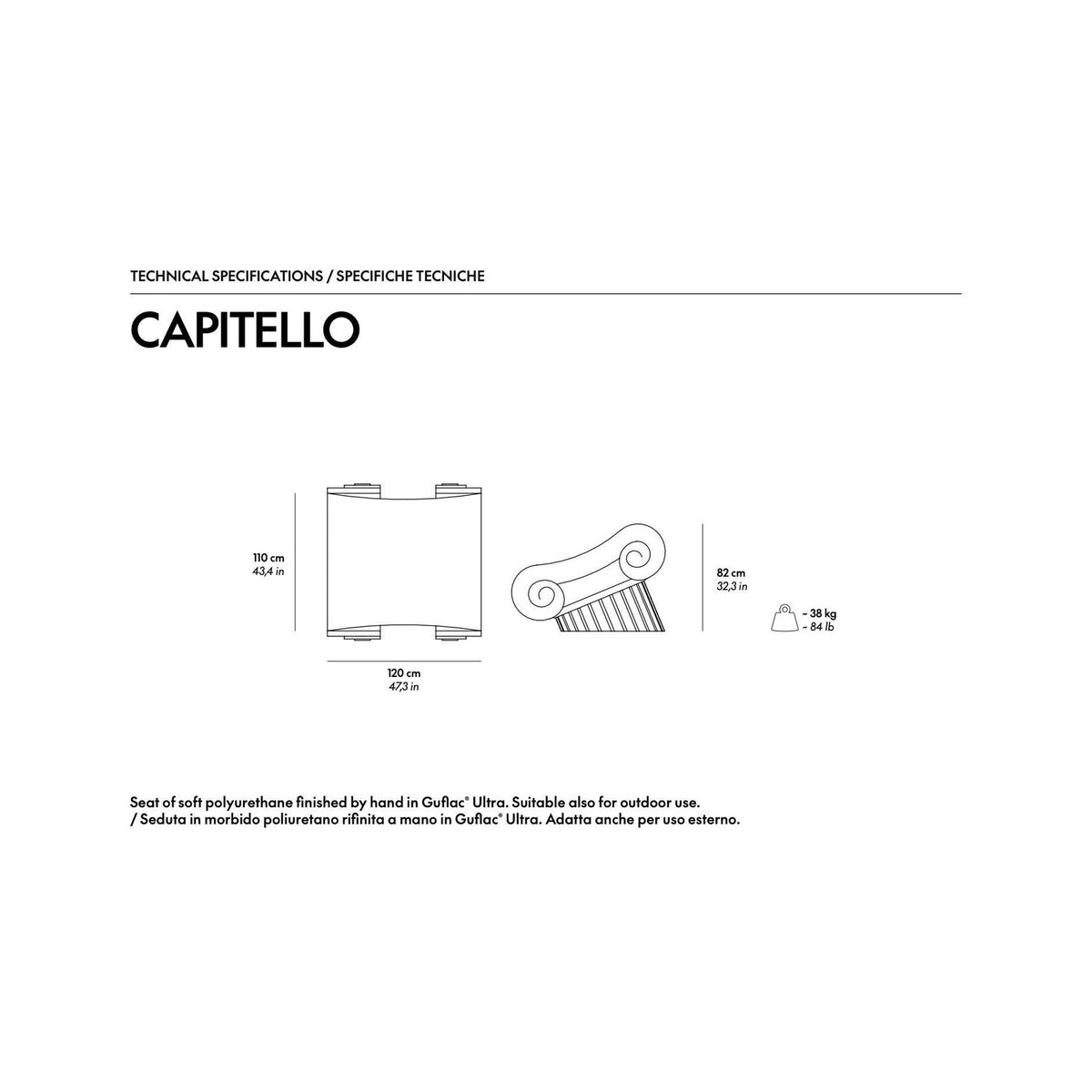 Capitello Seat Sculpture by Gufram