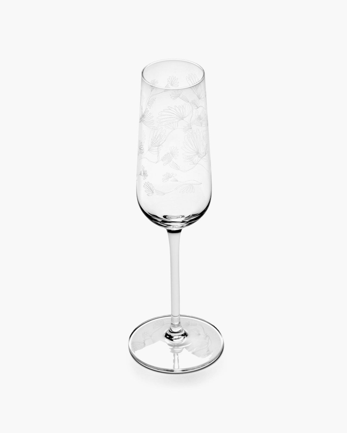 Champagne Flute 4 - Set Giftbox - Camelia Aubergine Midnight Flowers - Geschirr - Serax x Marni – view 5