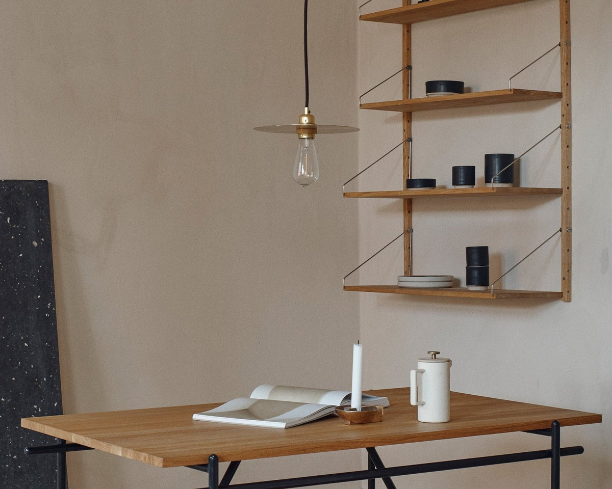 Circle Shade - Brass - Medium - Pendant Lights - Frama