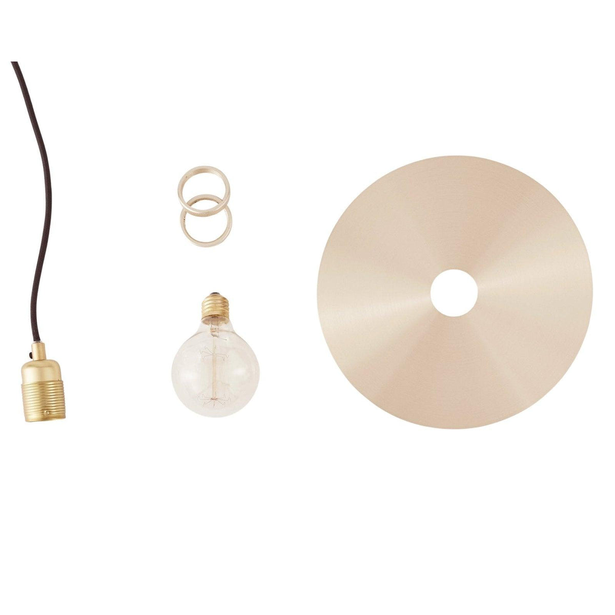 Circle Shade - Brass - Medium - Pendant Lights - Frama – Ansicht 3