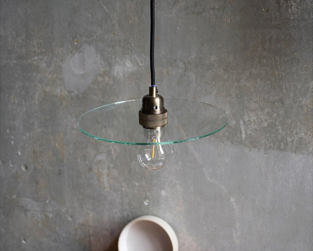 Circle Shade - Glass / Steel - Medium - Pendant Lights - Frama
