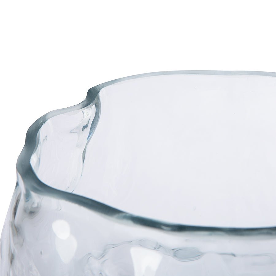 Cloud Vase Clear Glass High - Vase - HKLIVING
