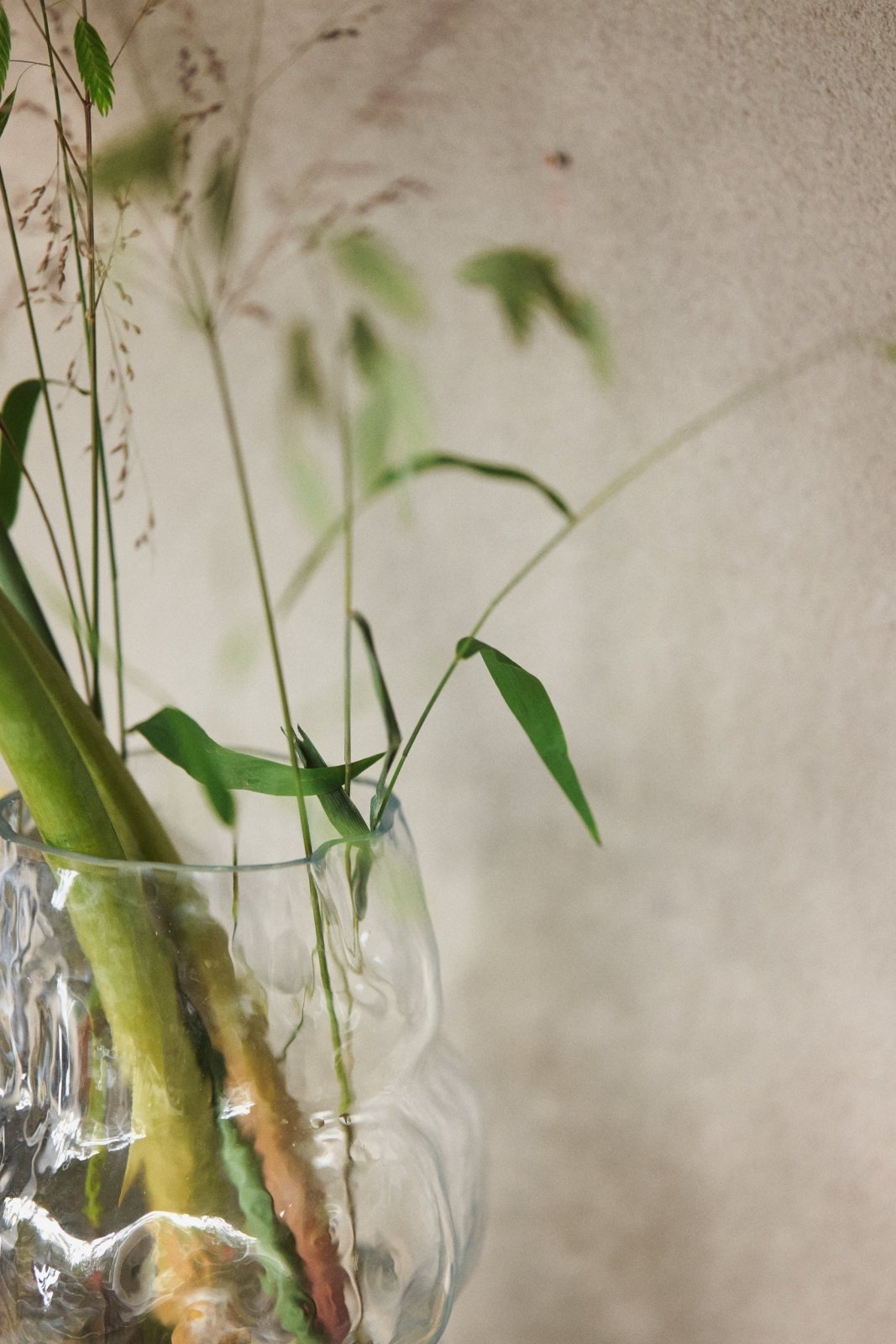 Cloud Vase Clear Glass High - Vase - HKLIVING