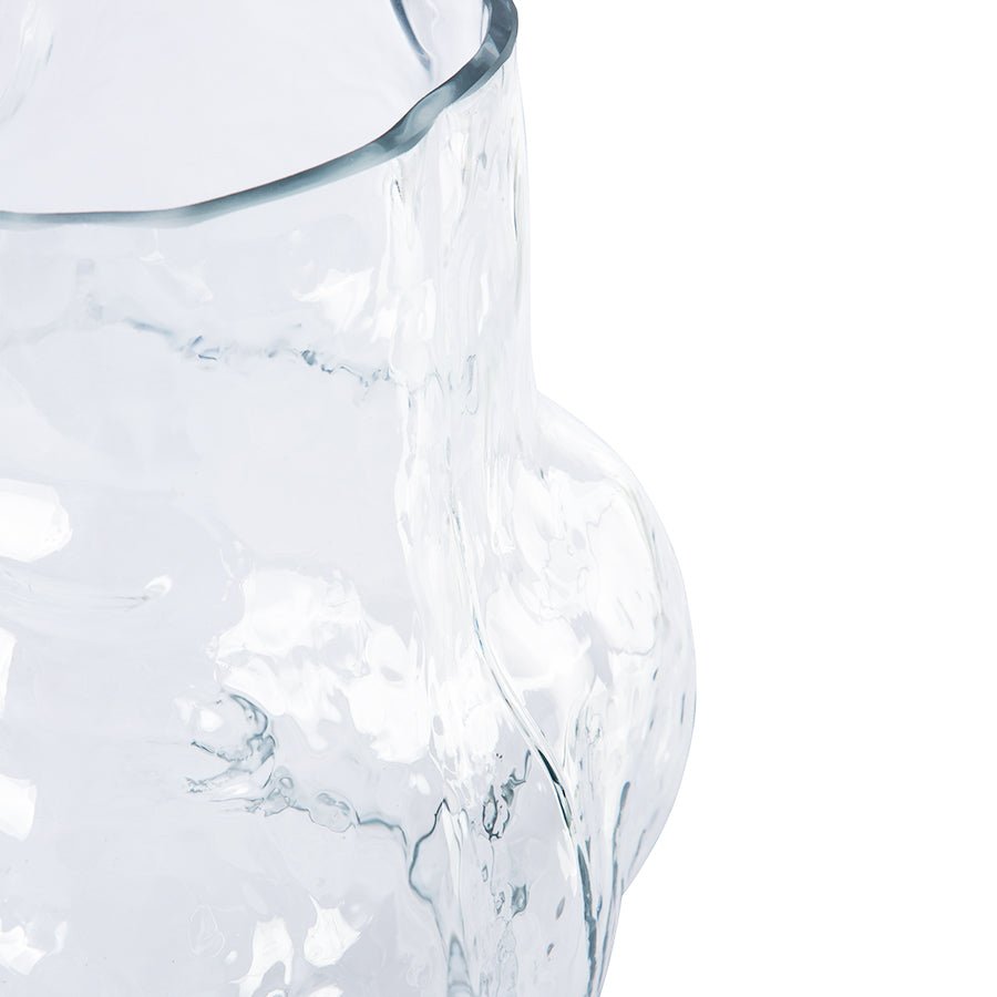 Cloud Vase Clear Glass High - Vase - HKLIVING