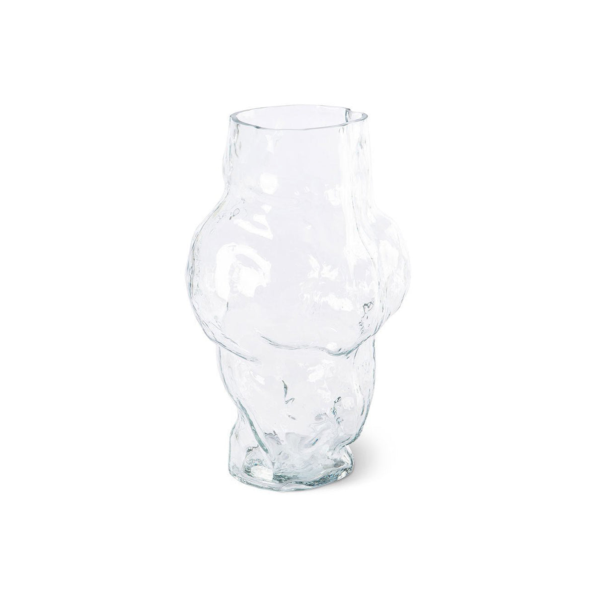 Cloud Vase Clear Glass High – HKLIVING