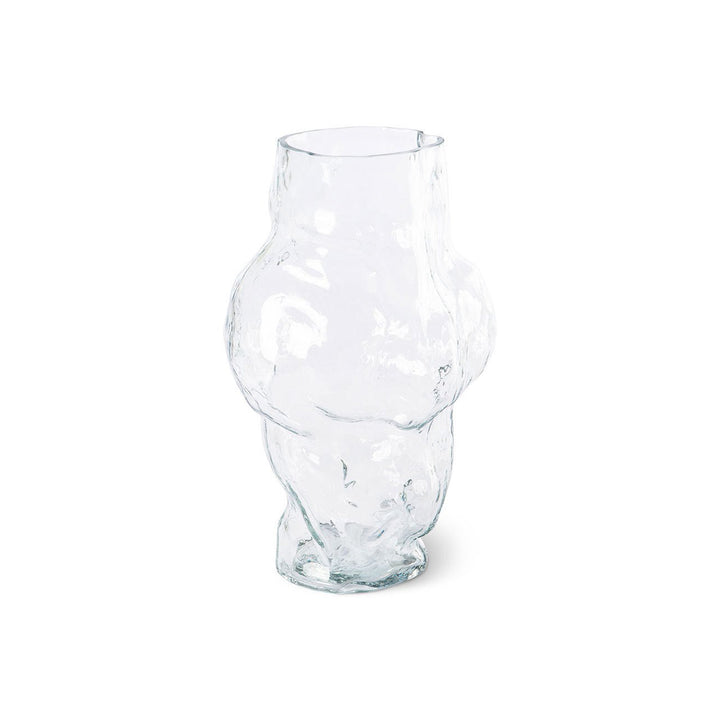 Cloud Vase Clear Glass High – HKLIVING