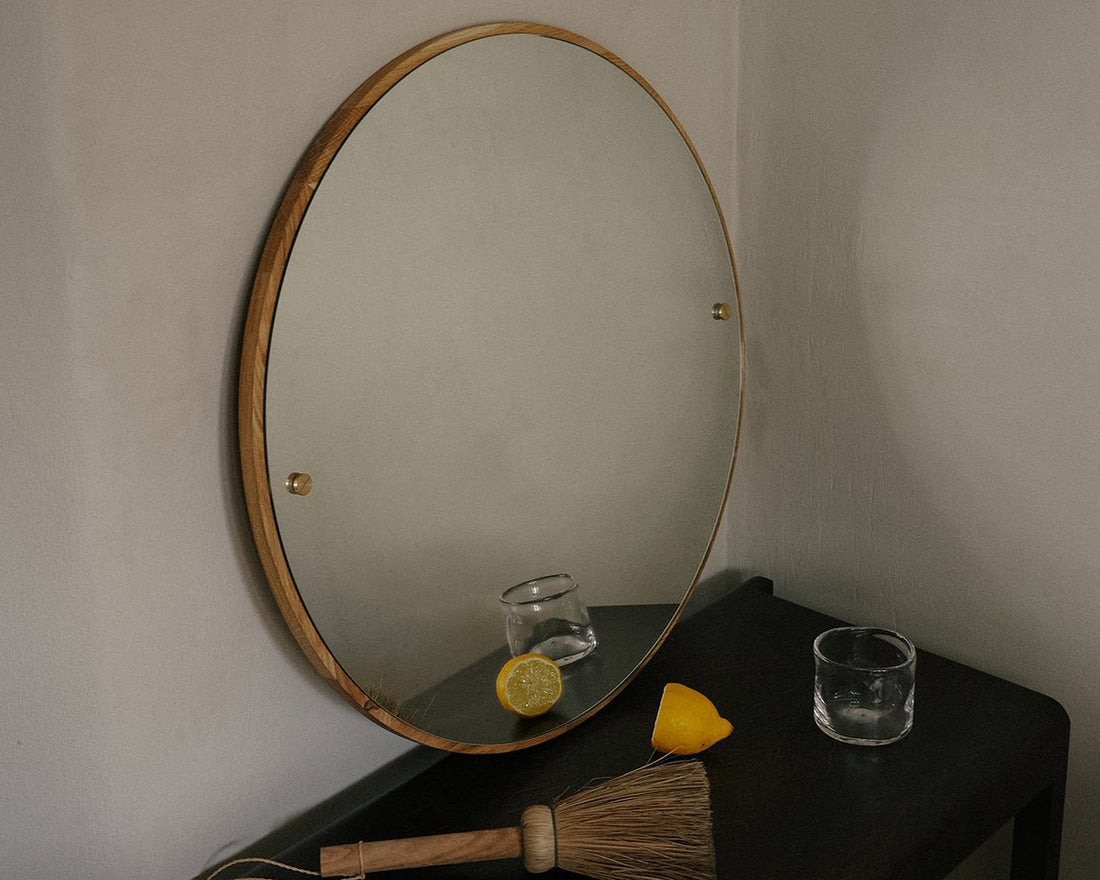 CM - 1 Circle Mirror - Natural Oak - Large - Mirrors - Frama