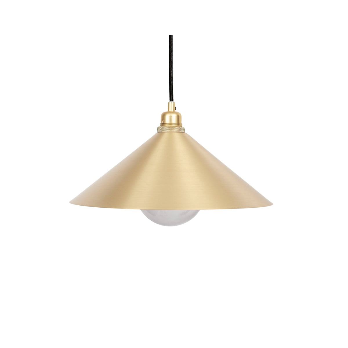 Cone Shade - Brass - Medium - Pendant Lights - Frama