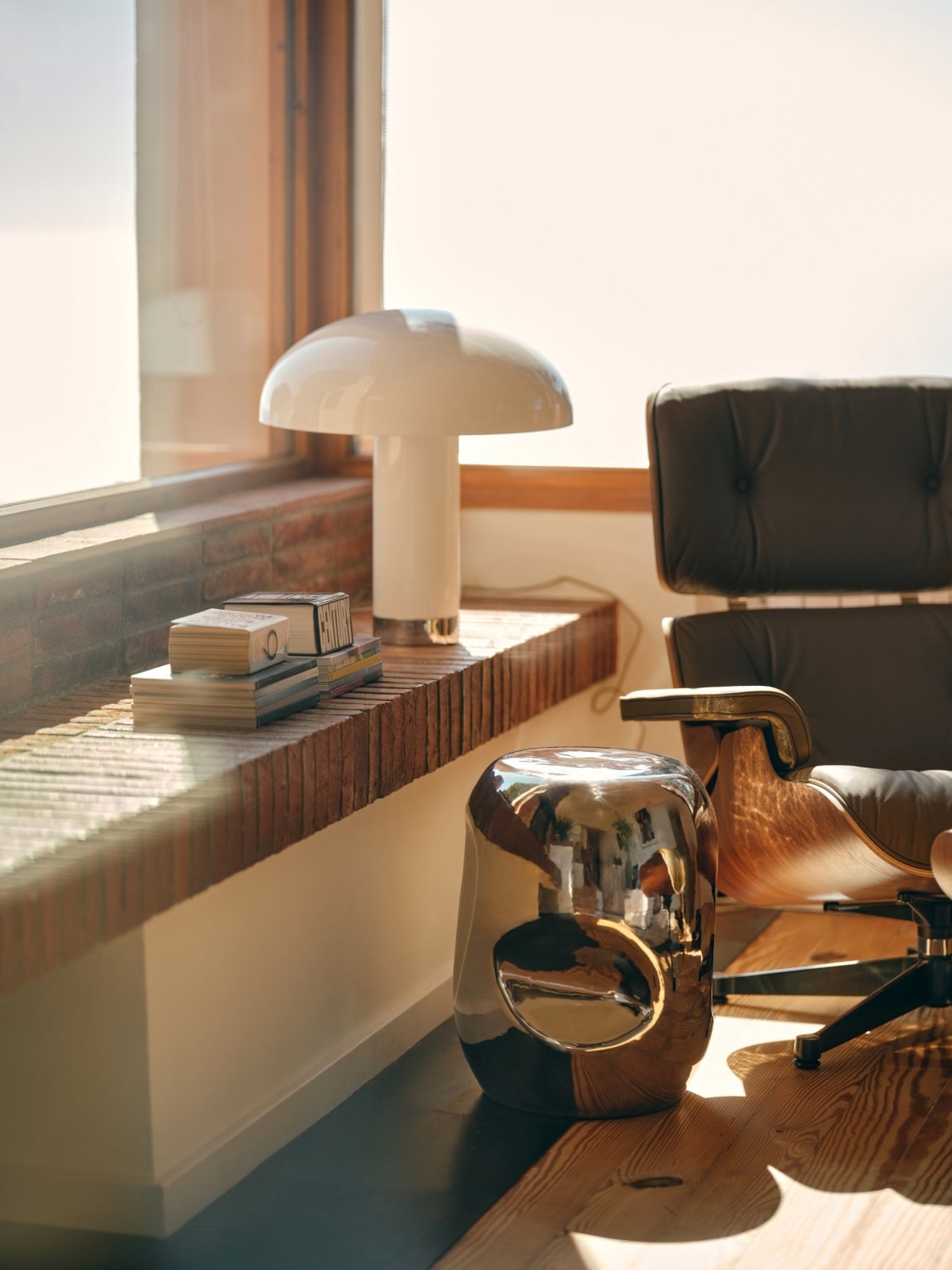 Currents Chrome Side Table - Beistelltisch - HKLIVING – view 3
