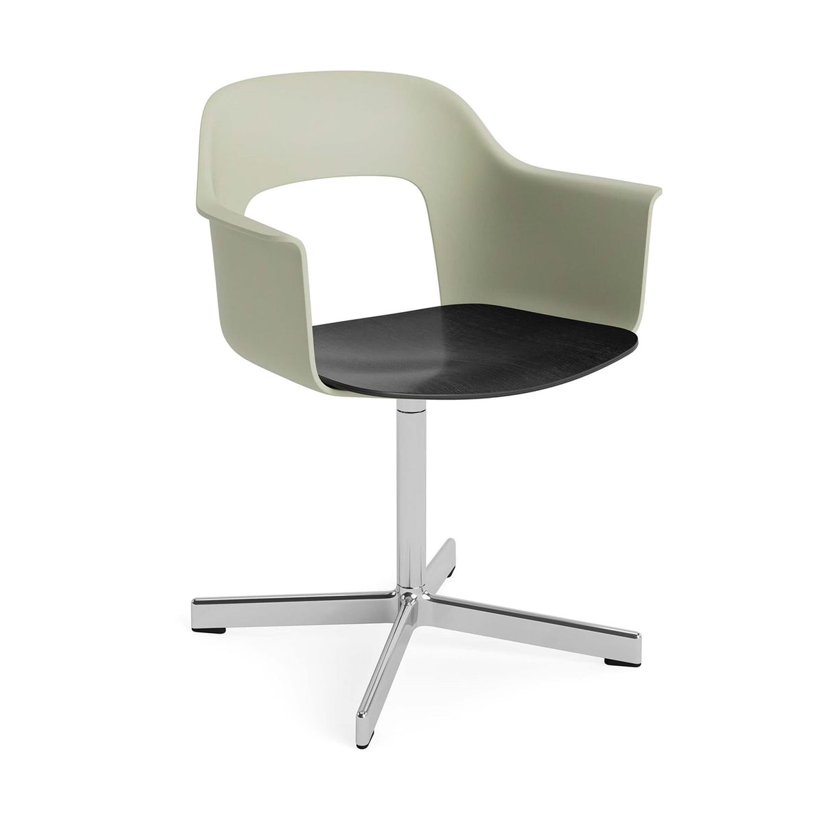 Layout Armchair 232 with 4 Star Swivel Base – HAY – view 9