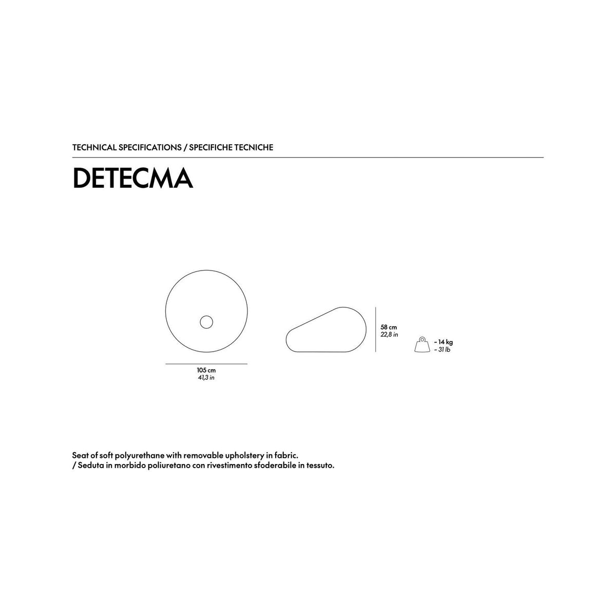 Detecma Seat - Green - Seating - Gufram