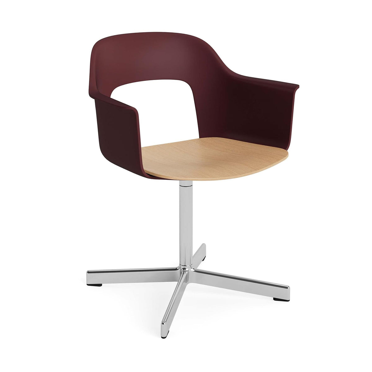 Layout Armchair 232 with 4 Star Swivel Base – HAY – view 51