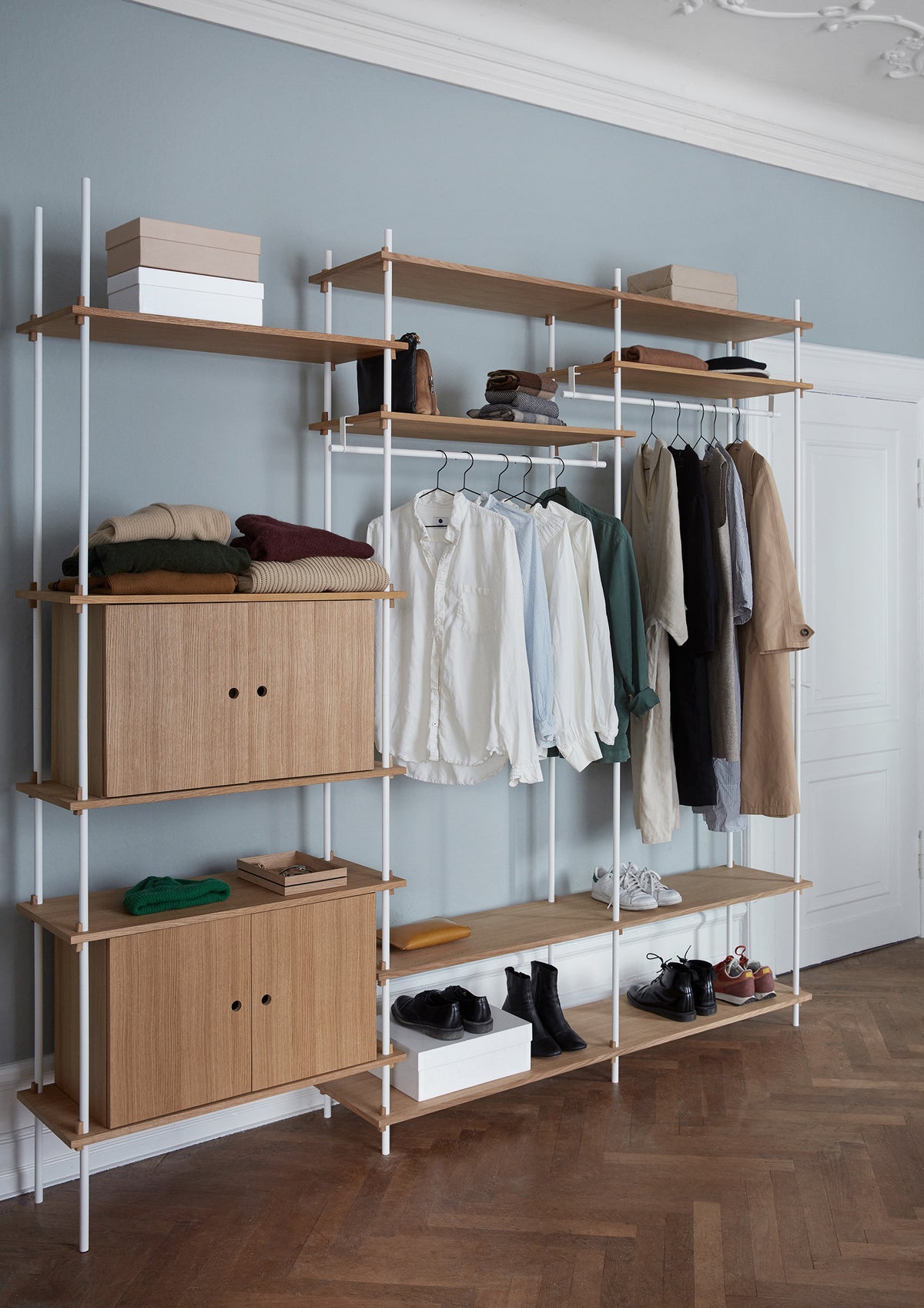 Moebe Regalsystem, breit, hoch, Schrank – Ansicht 3