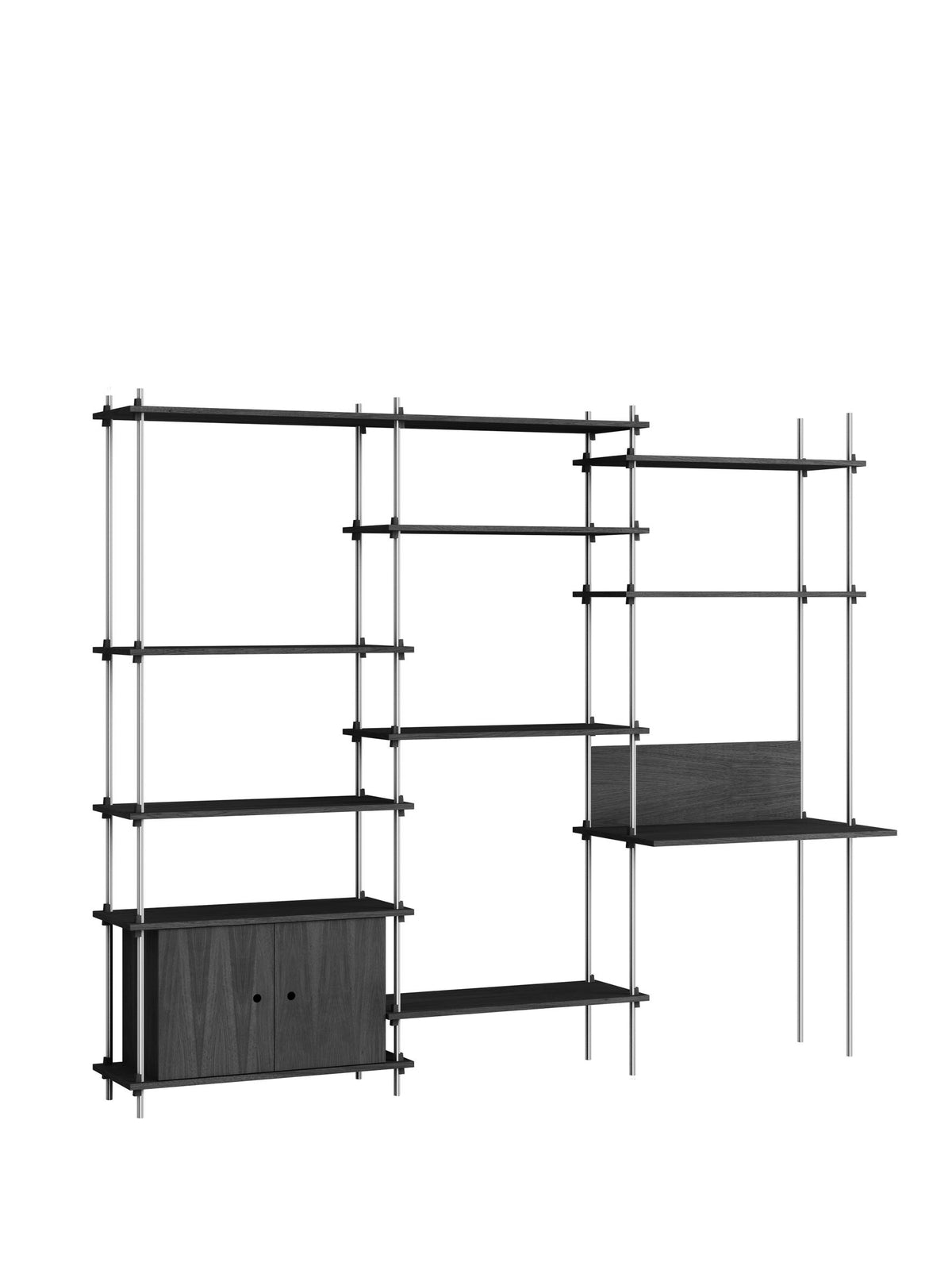 Moebe Regalsystem, Arbeitsplatz, breit – Ansicht 18