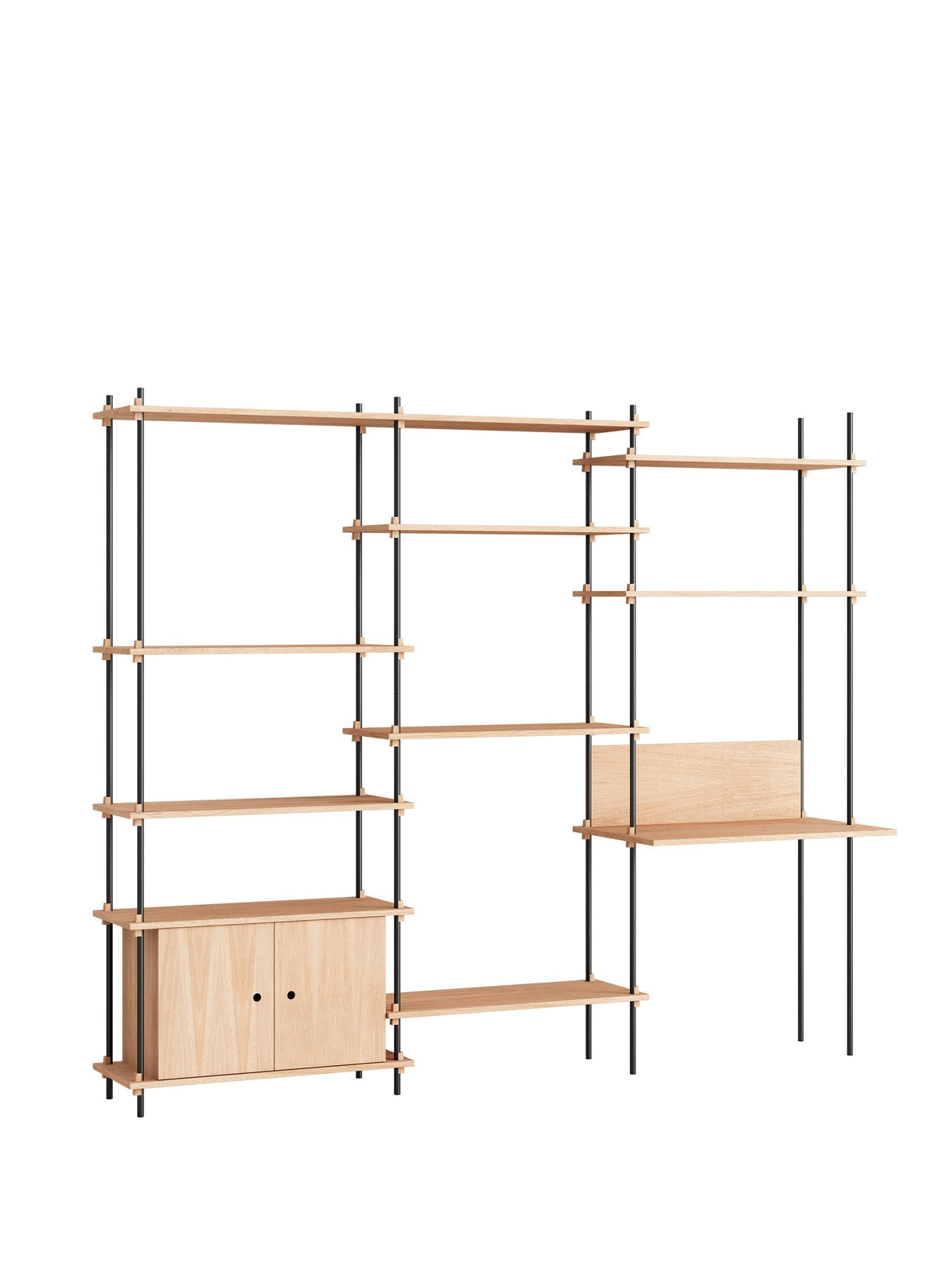 Moebe Regalsystem, Arbeitsplatz, breit – Ansicht 17
