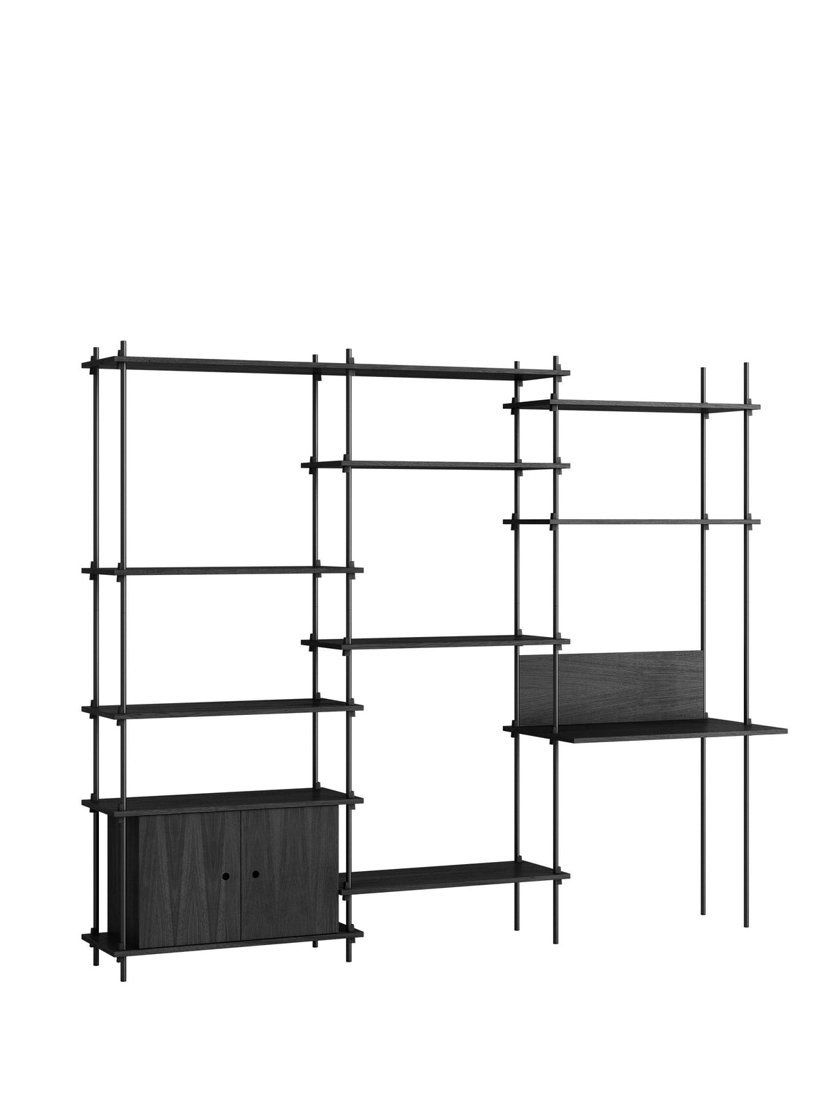 Moebe Regalsystem, Arbeitsplatz, breit – Ansicht 19