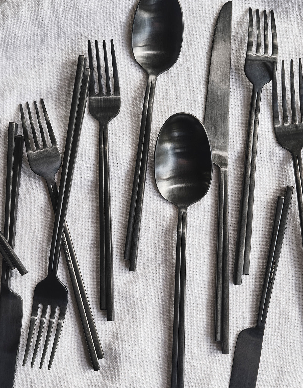 Dune Cutlery - Cutlery 5 - Set Black - Geschirr - Serax – Ansicht 3