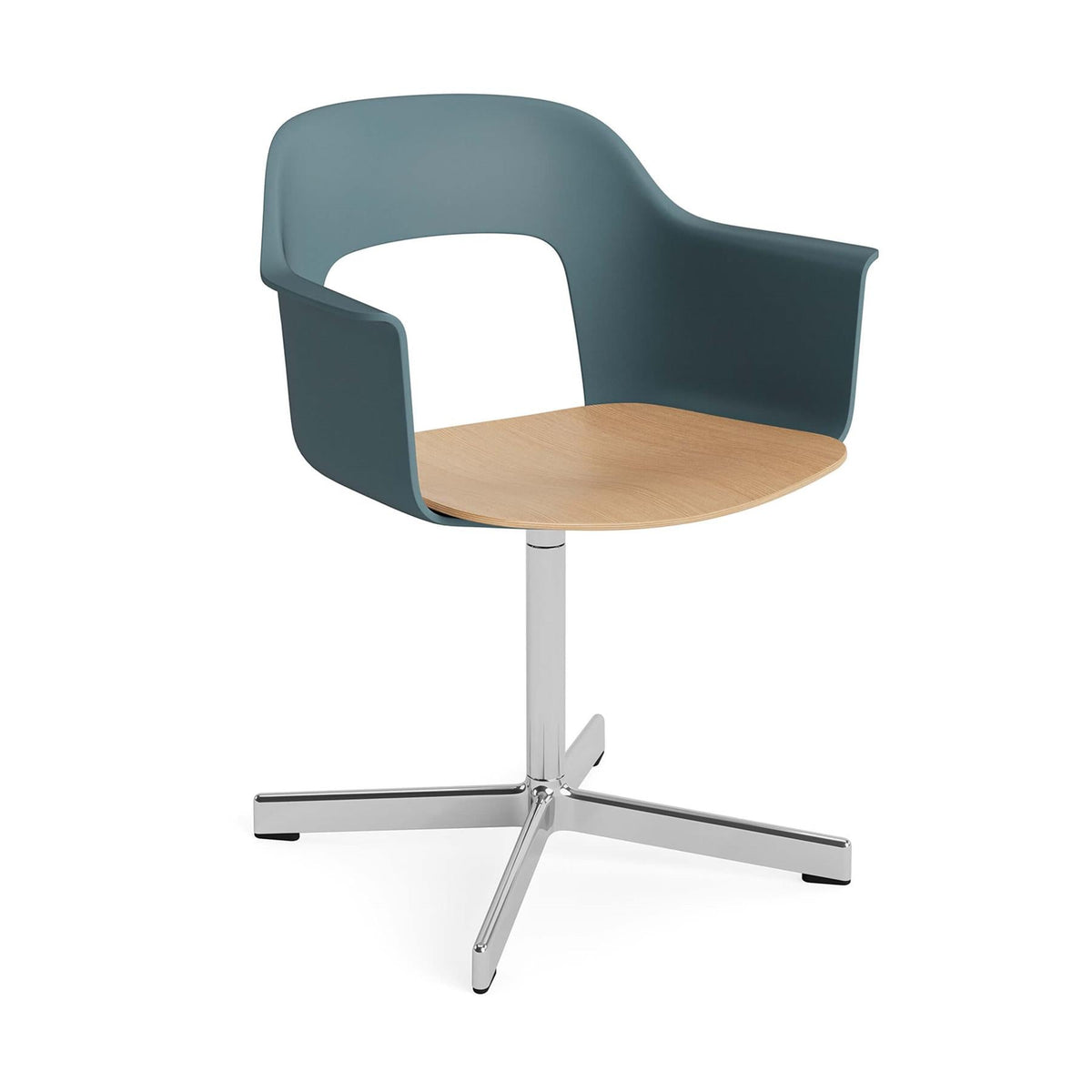 Layout Armchair 232 with 4 Star Swivel Base – HAY – view 33