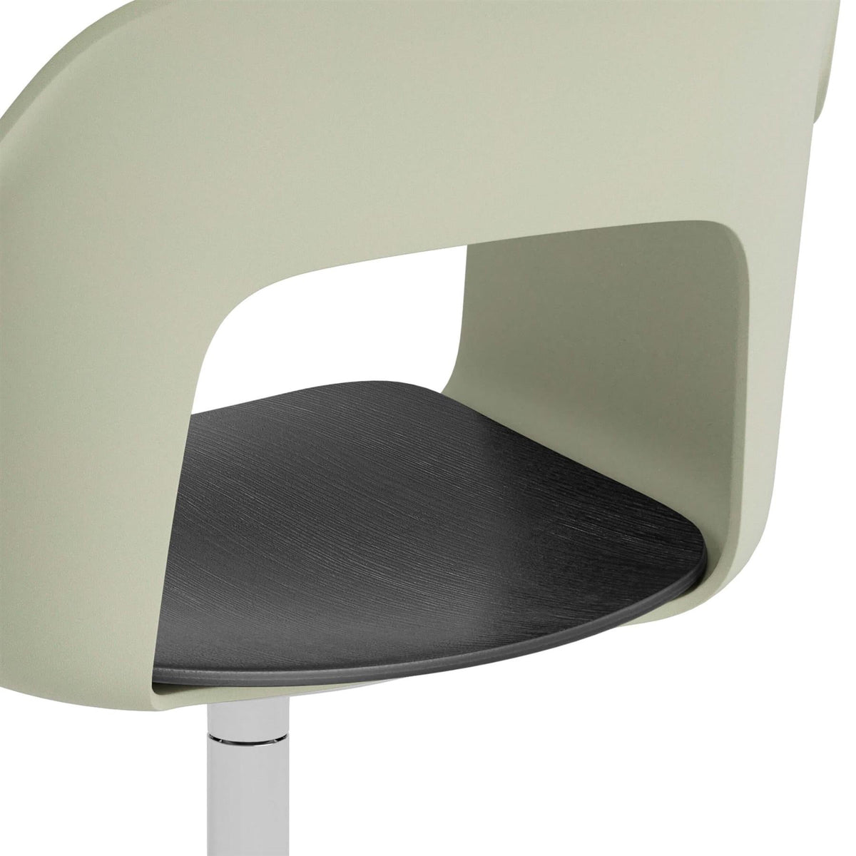Layout Armchair 232 with 4 Star Swivel Base – HAY – view 4