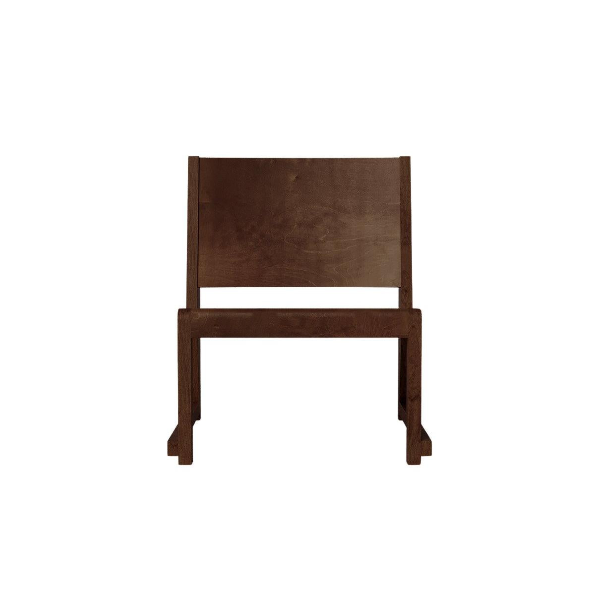 Easy Chair 01 - Dark Brown Birch - Chairs - Frama