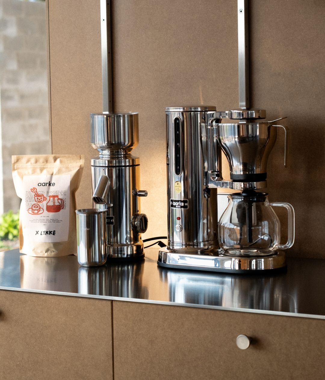Kaffeemaschine Edelstahl (EU) – Aarke – Ansicht 3