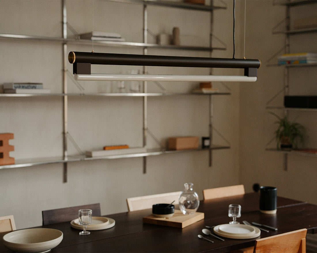 Eiffel Pendant Light - Blackened Steel - 1000 - Pendant Lights - Frama