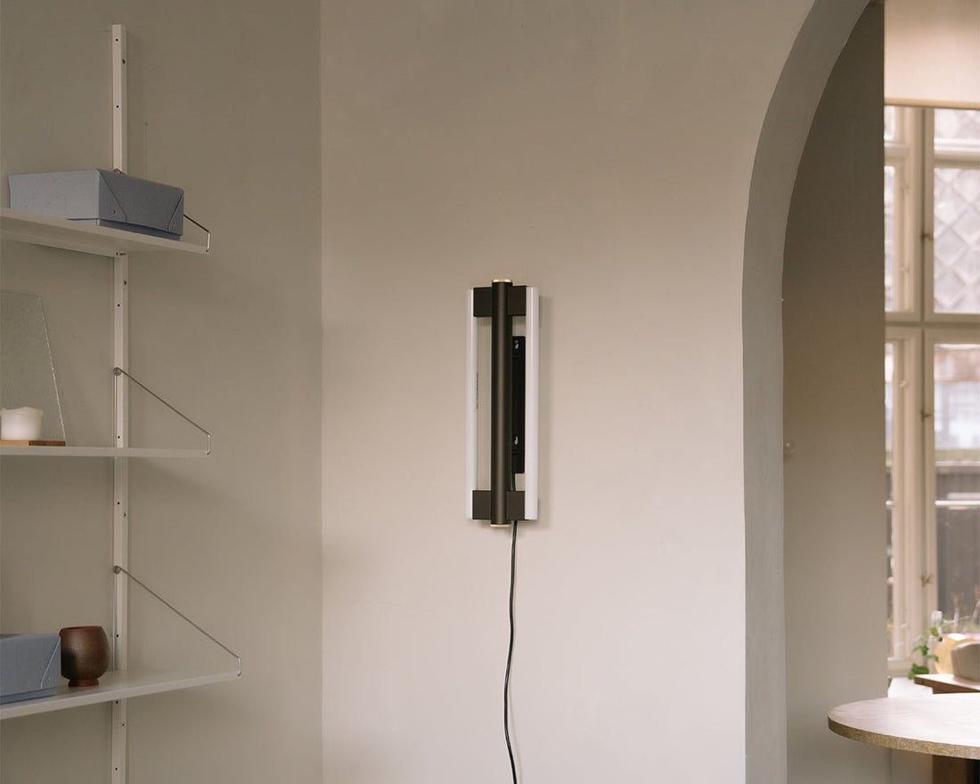 Eiffel Wall Lamp - Blackened Steel - Double 500 - Wall Lights - Frama