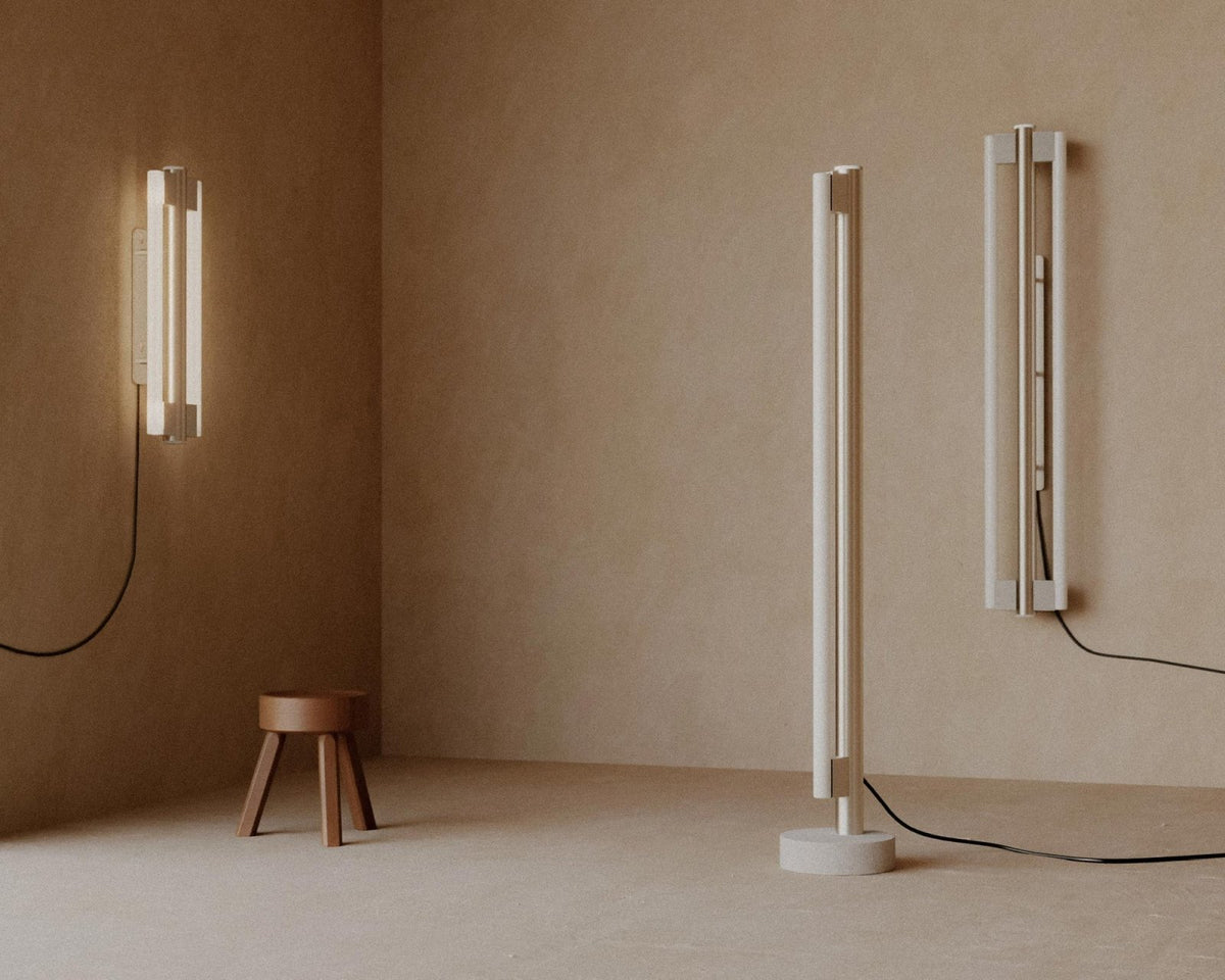 Eiffel Wall Lamp - Stainless Steel - Double 1000 - Wall Lights - Frama