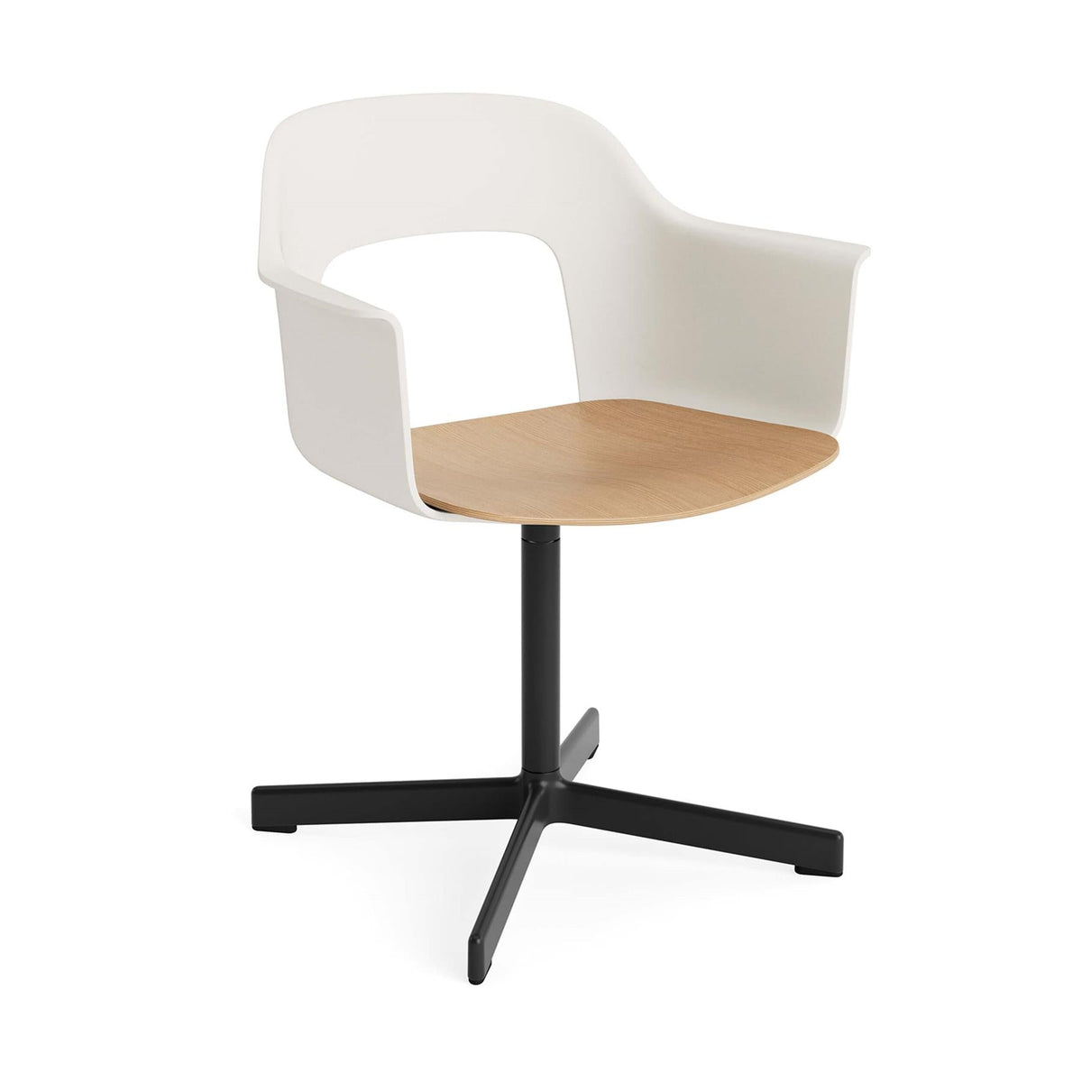 Layout Armchair 232 with 4 Star Swivel Base – HAY – view 50