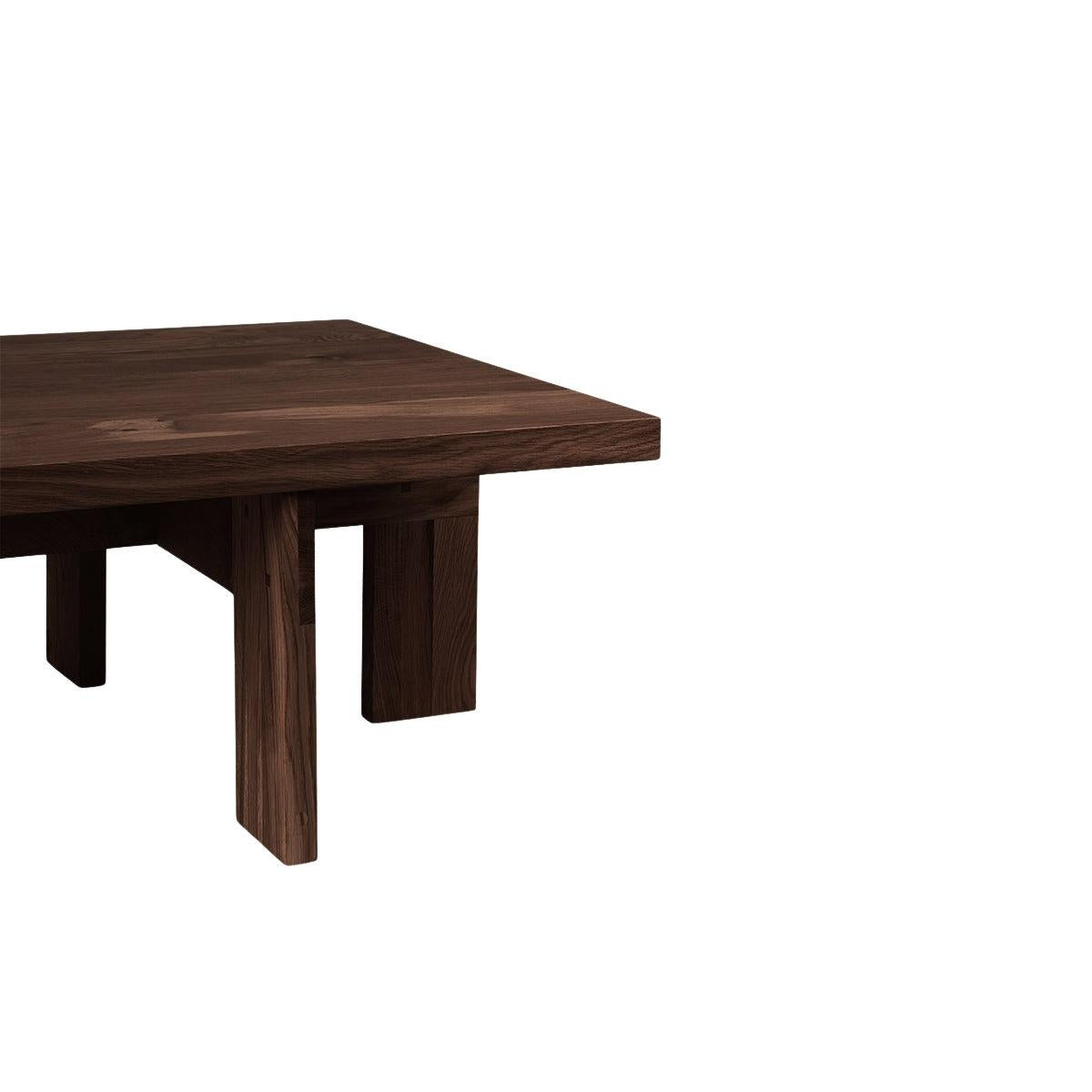 Farmhouse Coffee Table - Dark Oak - Square - Coffee & Side Tables - Frama – view 3