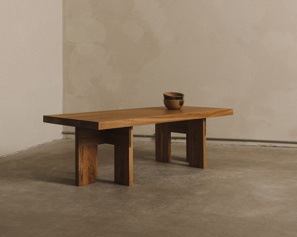Farmhouse Coffee Table - Natural Oak - Rectangle - Coffee & Side Tables - Frama – view 5