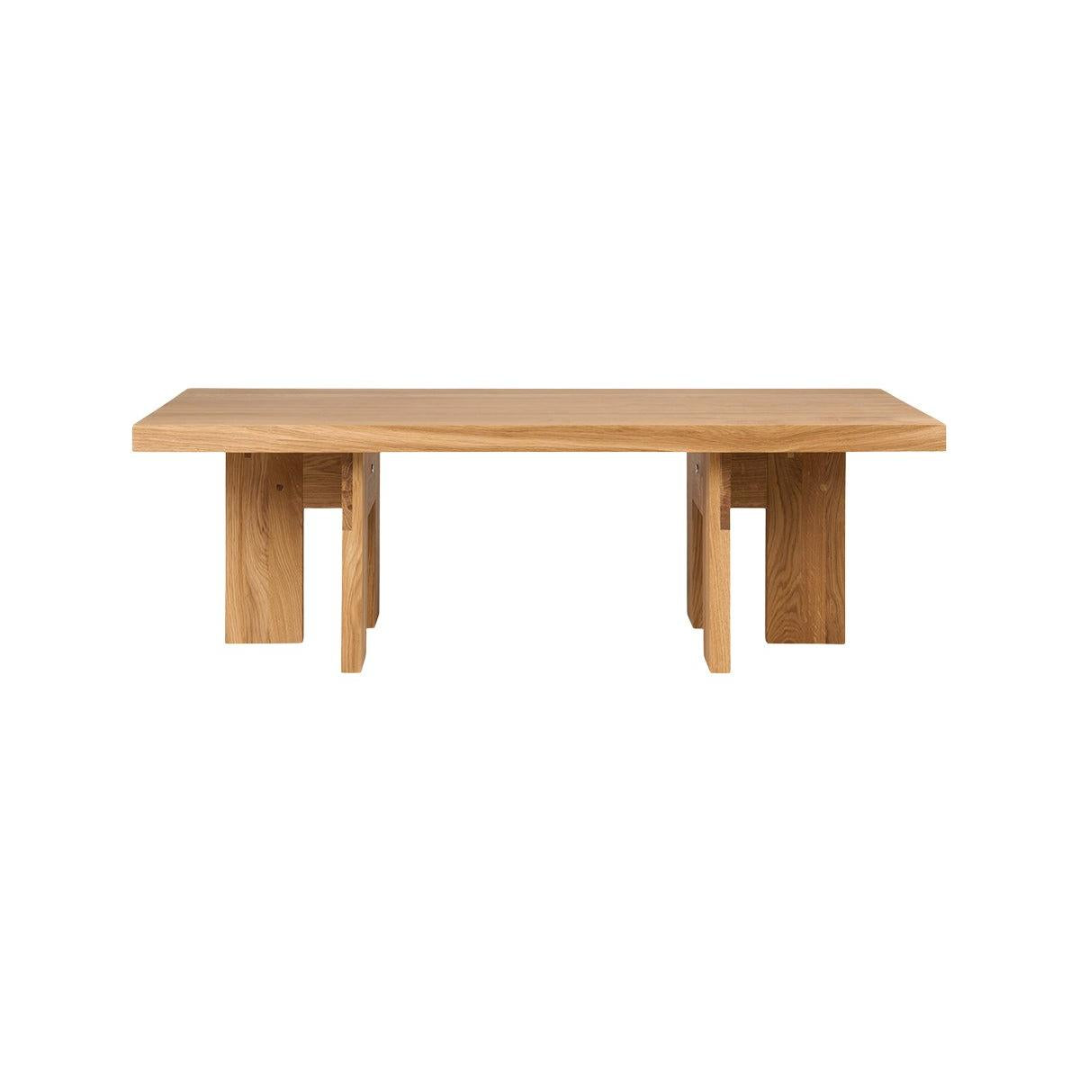 Farmhouse Coffee Table - Natural Oak - Rectangle - Coffee & Side Tables - Frama – view 4