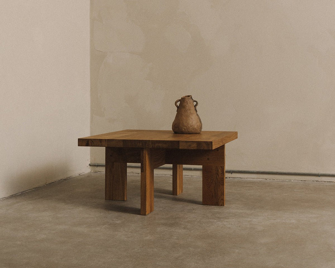 Farmhouse Coffee Table - Natural Oak - Square - Coffee & Side Tables - Frama