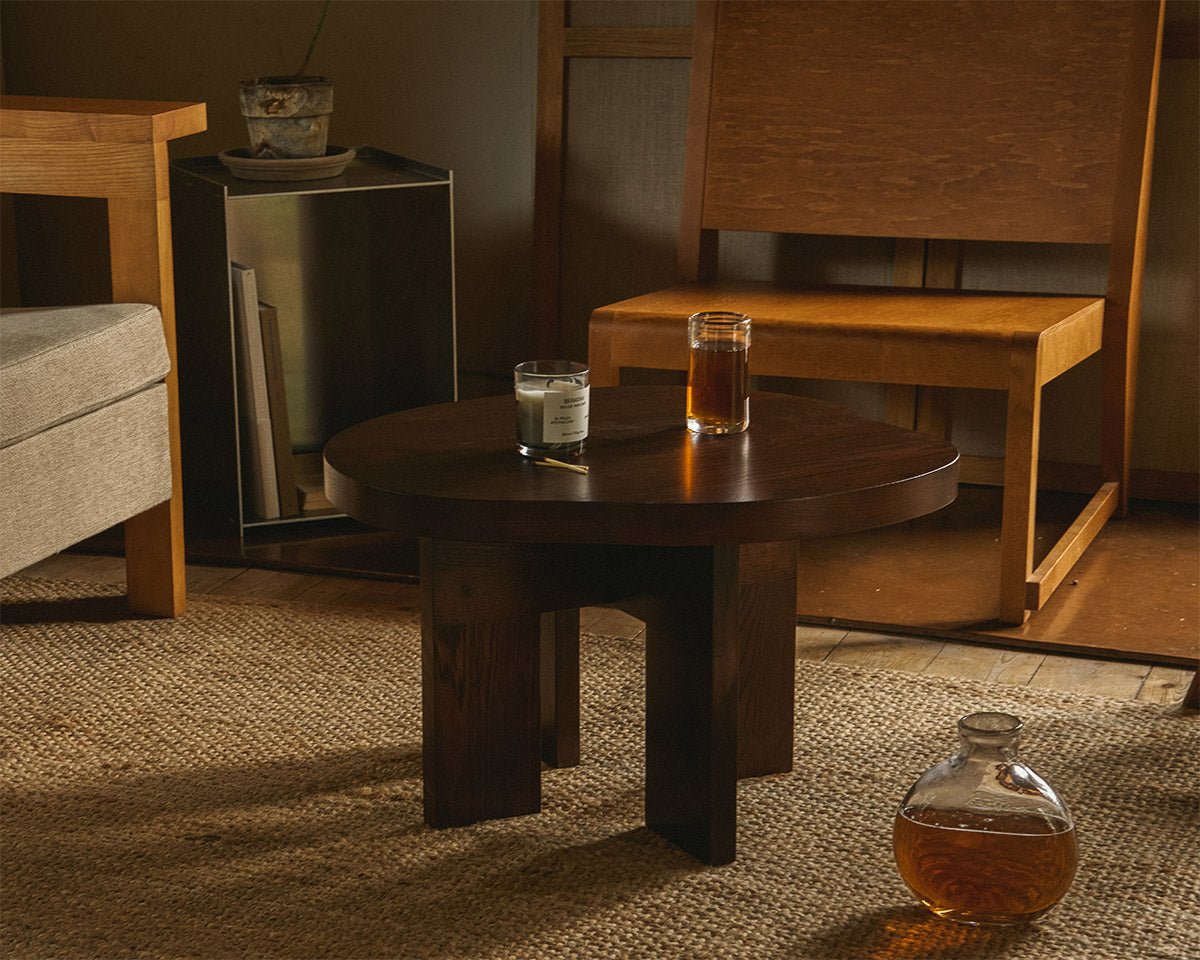 Farmhouse Side Table - Dark Oak - Pond - Coffee & Side Tables - Frama