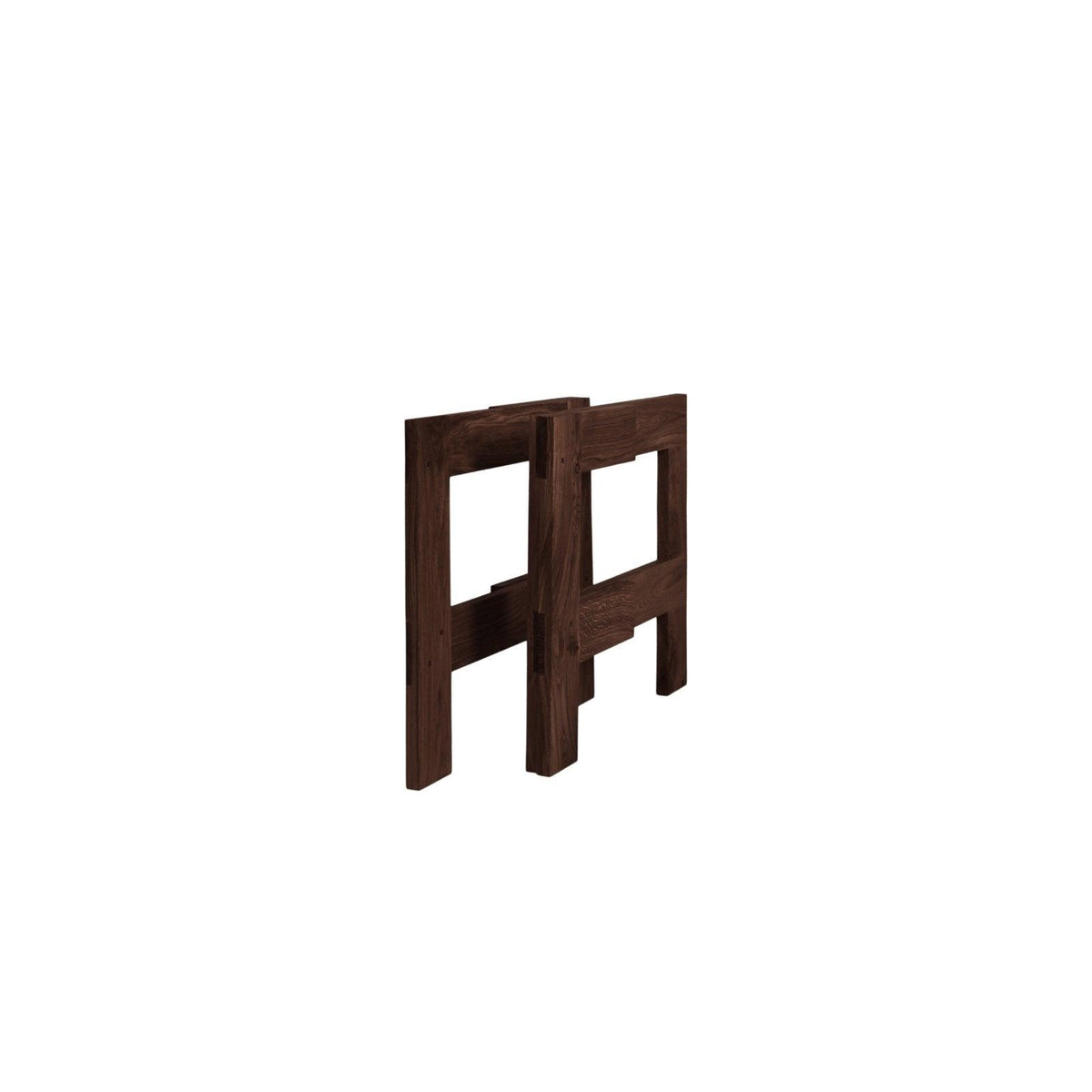 Farmhouse Table Trestles - Dark Oak - Dining Tables - Frama – view 3