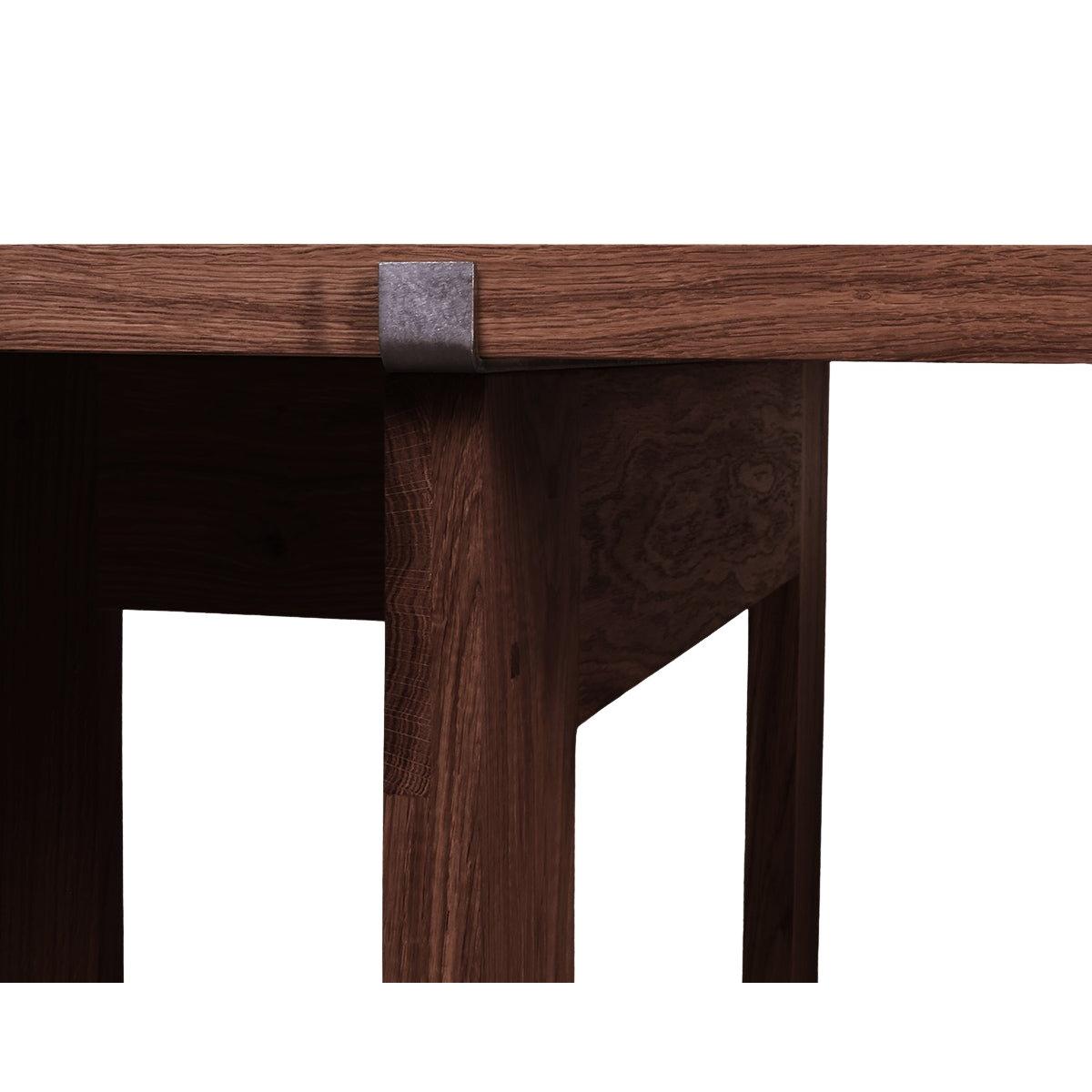 Farmhouse Trestle Table - Dark Oak - L220 Planks - Dining Tables - Frama – view 4