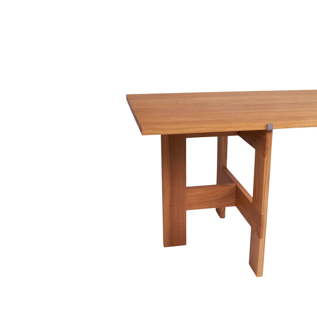 Farmhouse Trestle Table - Natural Oak - L220 Planks - Dining Tables - Frama – view 6