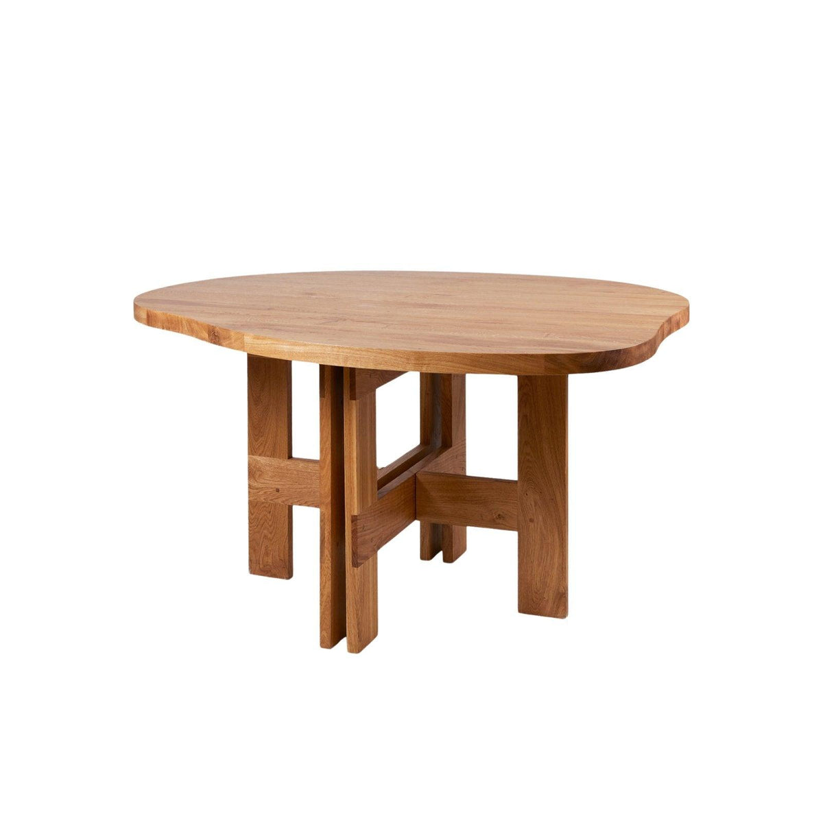 Farmhouse Trestle Table - Natural Oak - Pond - Dining Tables - Frama – view 7