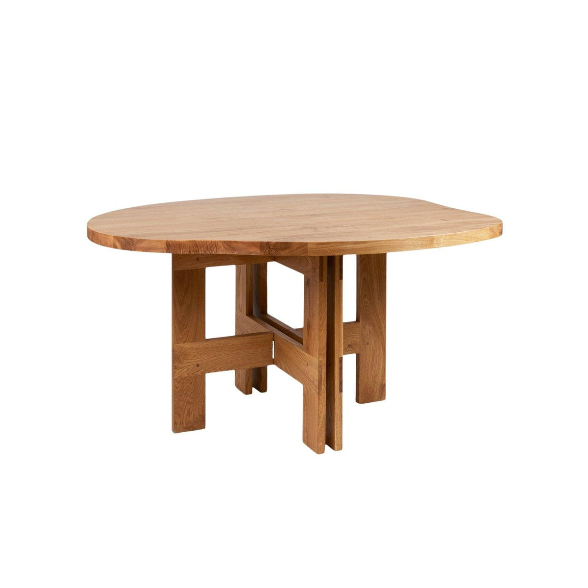 Farmhouse Trestle Table - Natural Oak - Pond - Dining Tables - Frama – view 3