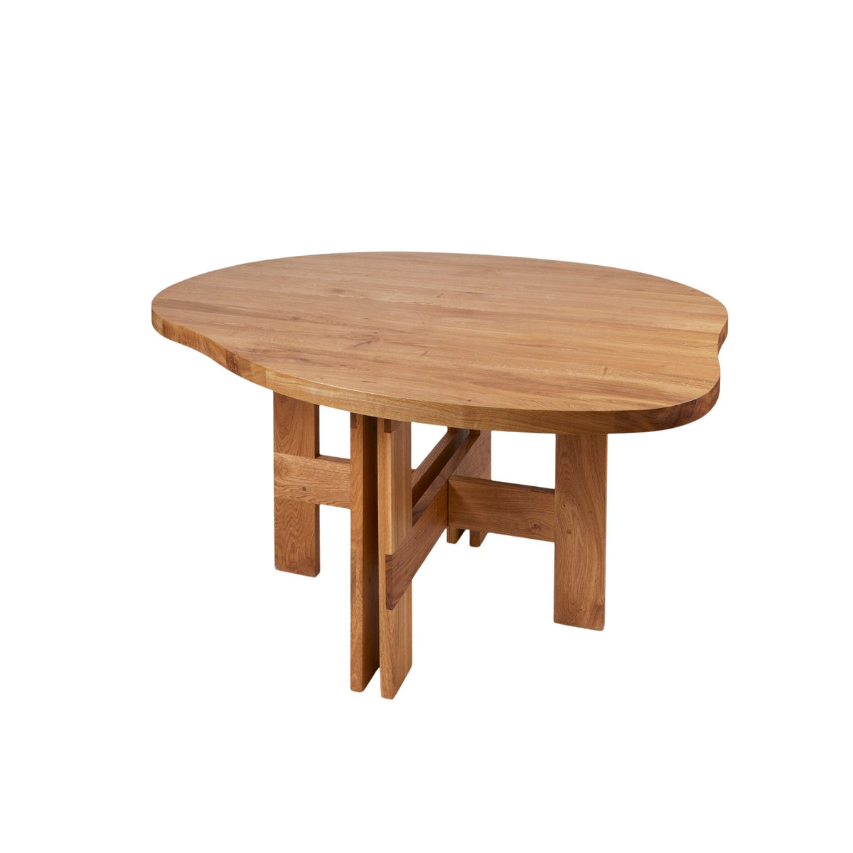 Farmhouse Trestle Table - Natural Oak - Pond - Dining Tables - Frama