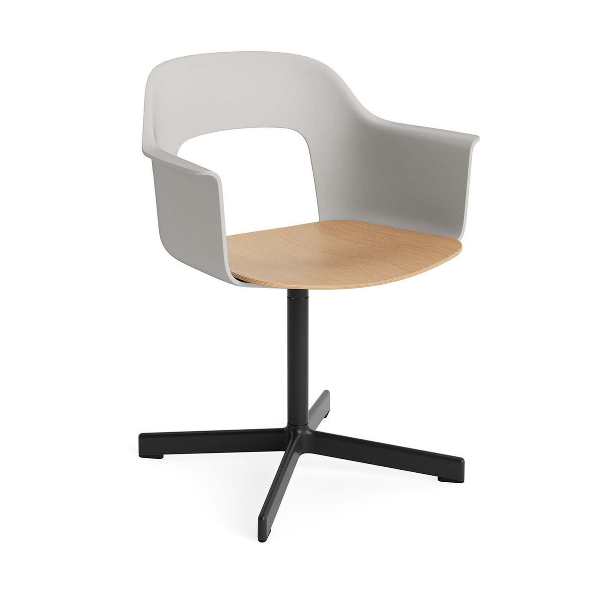 Layout Armchair 232 with 4 Star Swivel Base – HAY – view 58